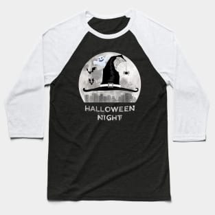 Witch Hat for Halloween Night I Baseball T-Shirt